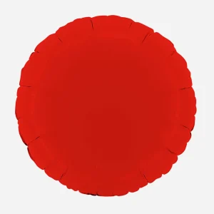 Ballon pastille rouge mat