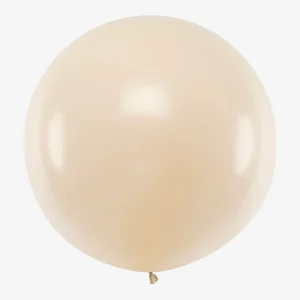 Ballon de baudruche géant : 1 ballon beige