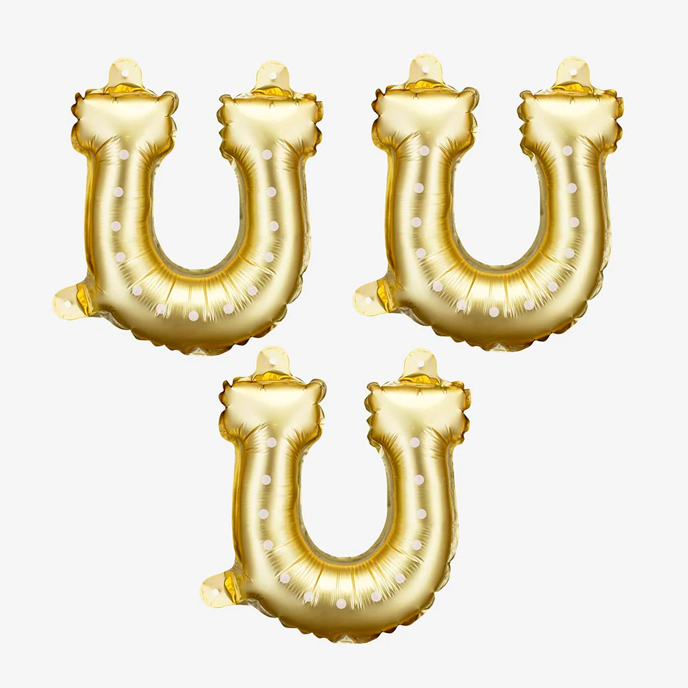 3 Ballons fer à cheval