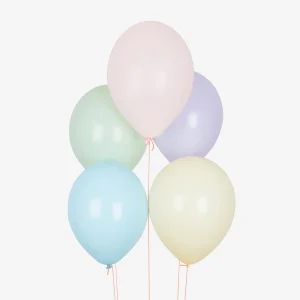 Ballons de baudruche : 10 ballons mix pastel