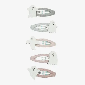 Halloween - 5 barrettes fantomes