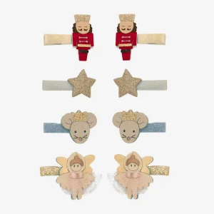 Noël - 8 barrettes Casse-Noisette