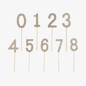 Topper chiffre diamant