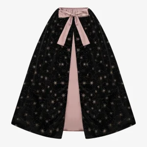 Halloween - Cape noire pailletée