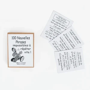 100 nouvelles phrases - Impossible à répéter vite