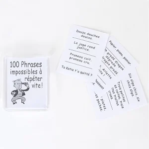 100 phrases - Impossible à répéter vite