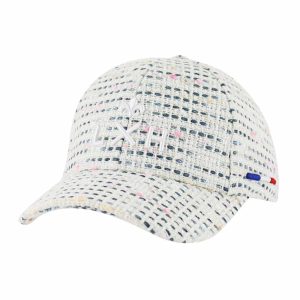 Casquette « Héritage » Tweed Blanc/Bleu Marine