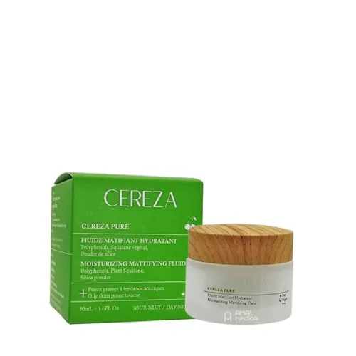 CEREZA PURE CREME DE NUIT FLUIDE MATIFIANT HYDRATANTE 50ML
