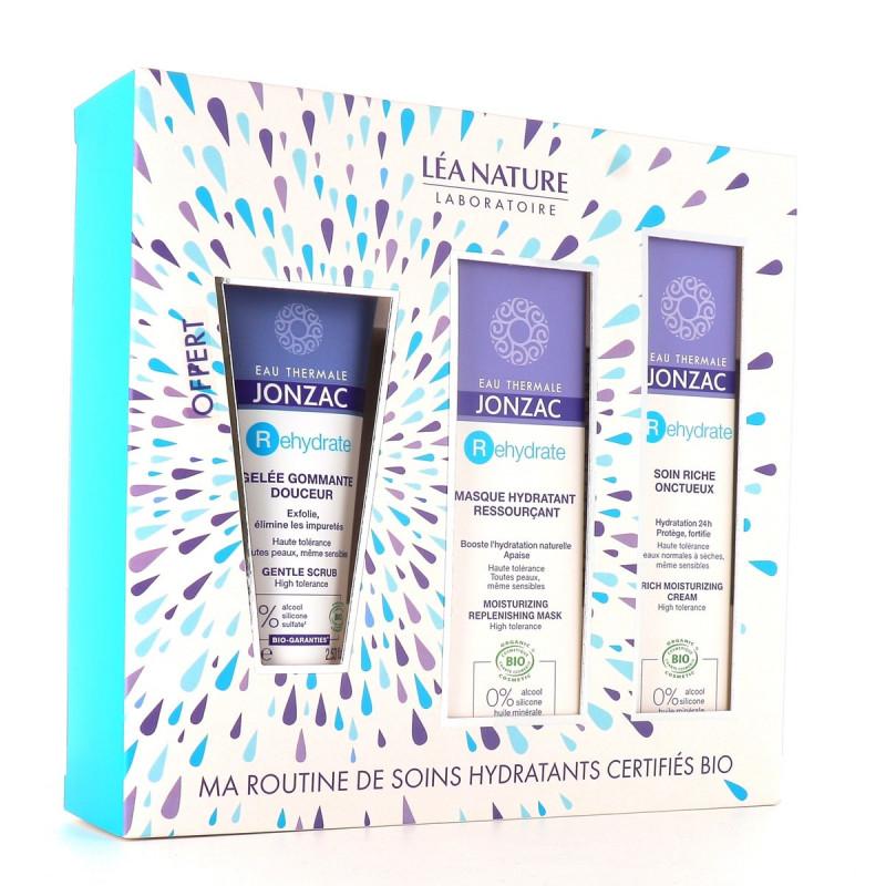 JONZAC MA ROUTINE DE SOINS HYDRATANTS CERTIFIES BIO