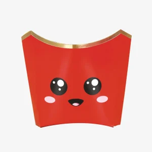 Assiette en carton : 8 cornets à frites