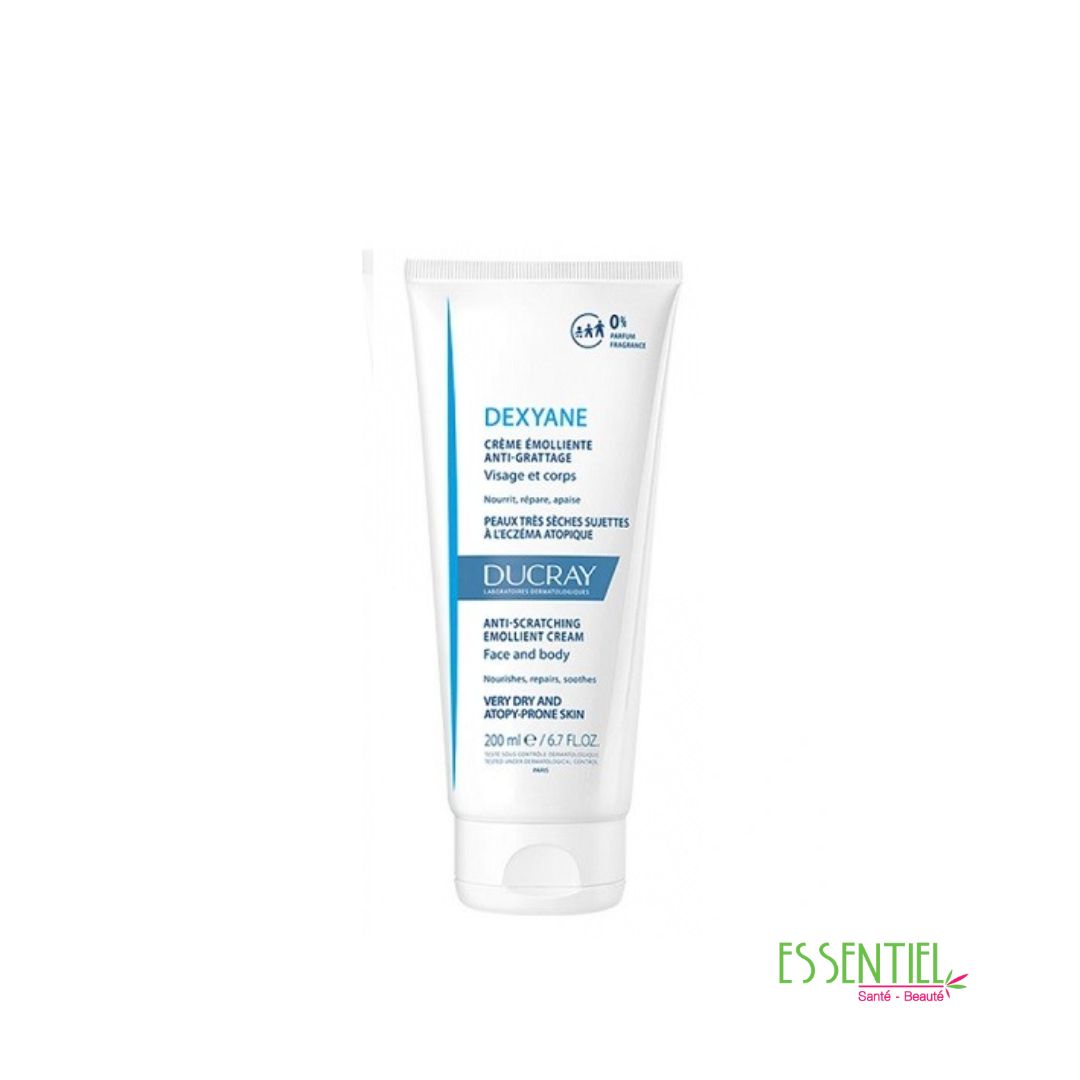 DUCRAY DEXYANE CREME EMOLLIENTE ANTI GRATTAGE PEAUX TRES SECHES A TENDANCE ATOPIQUE 200ML