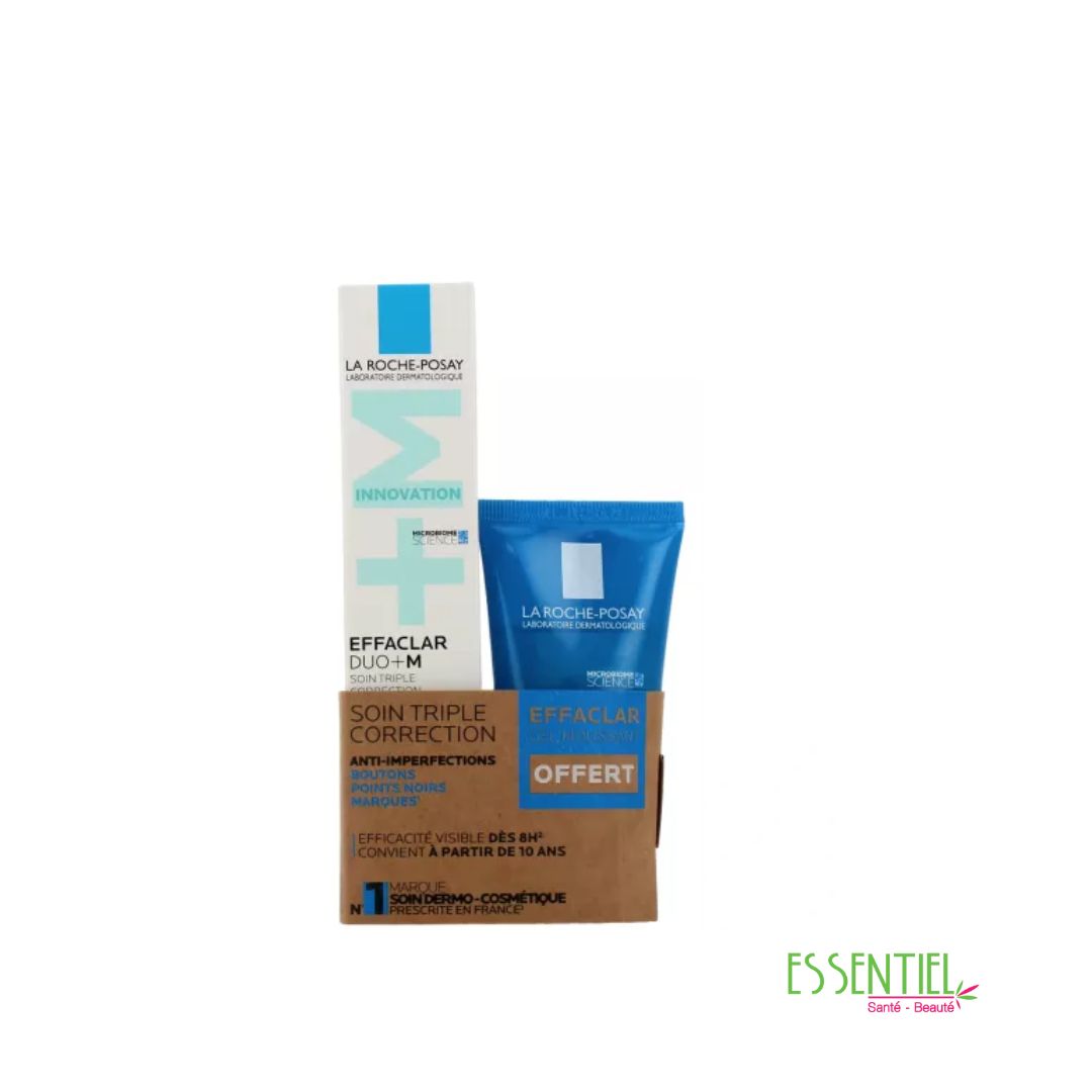 LA ROCHE POSAY PACK EFFACLAR DUO+M +GEL MOUSSANT 50ML OFFERT