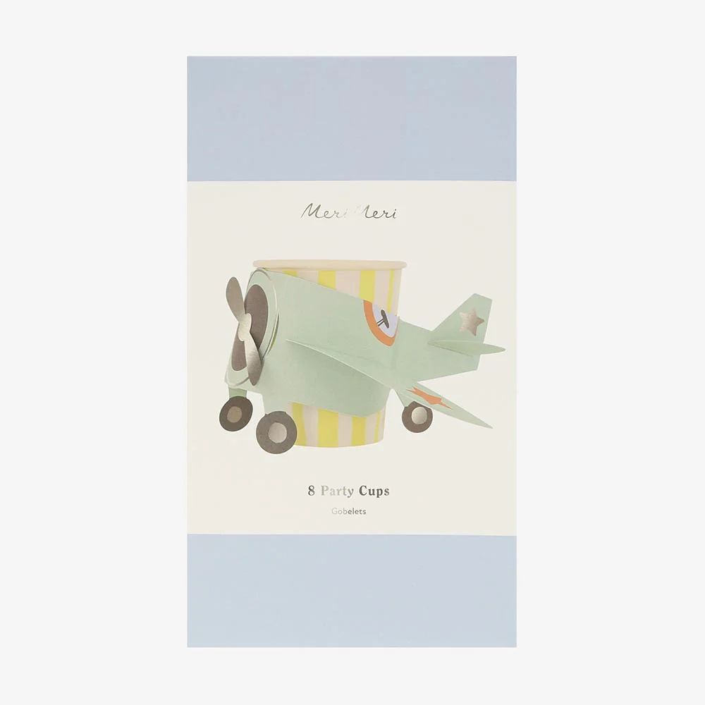 Gobelet en carton : 8 gobelets avion – Image 2
