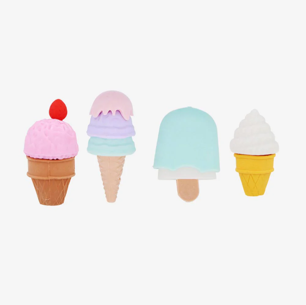 1 gomme glace pastel