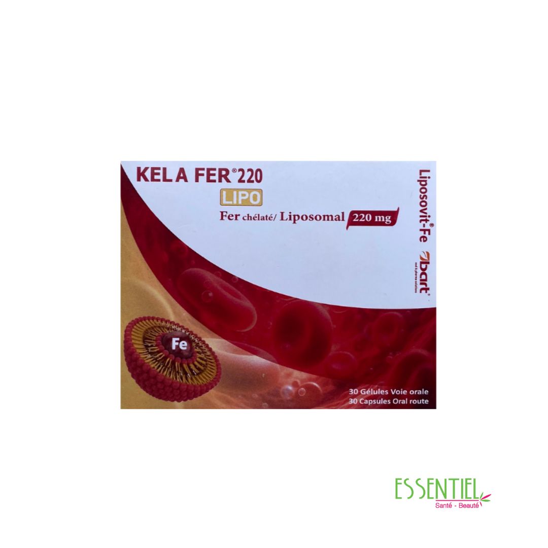 XEN KELA FER 220 LIPO MG 30 GELULES