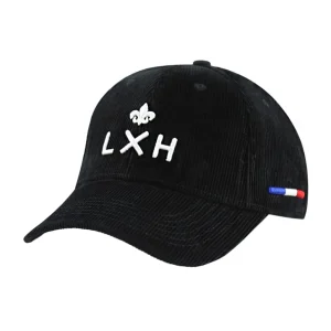 Casquette « Héritage » Velours Côtelé Noir