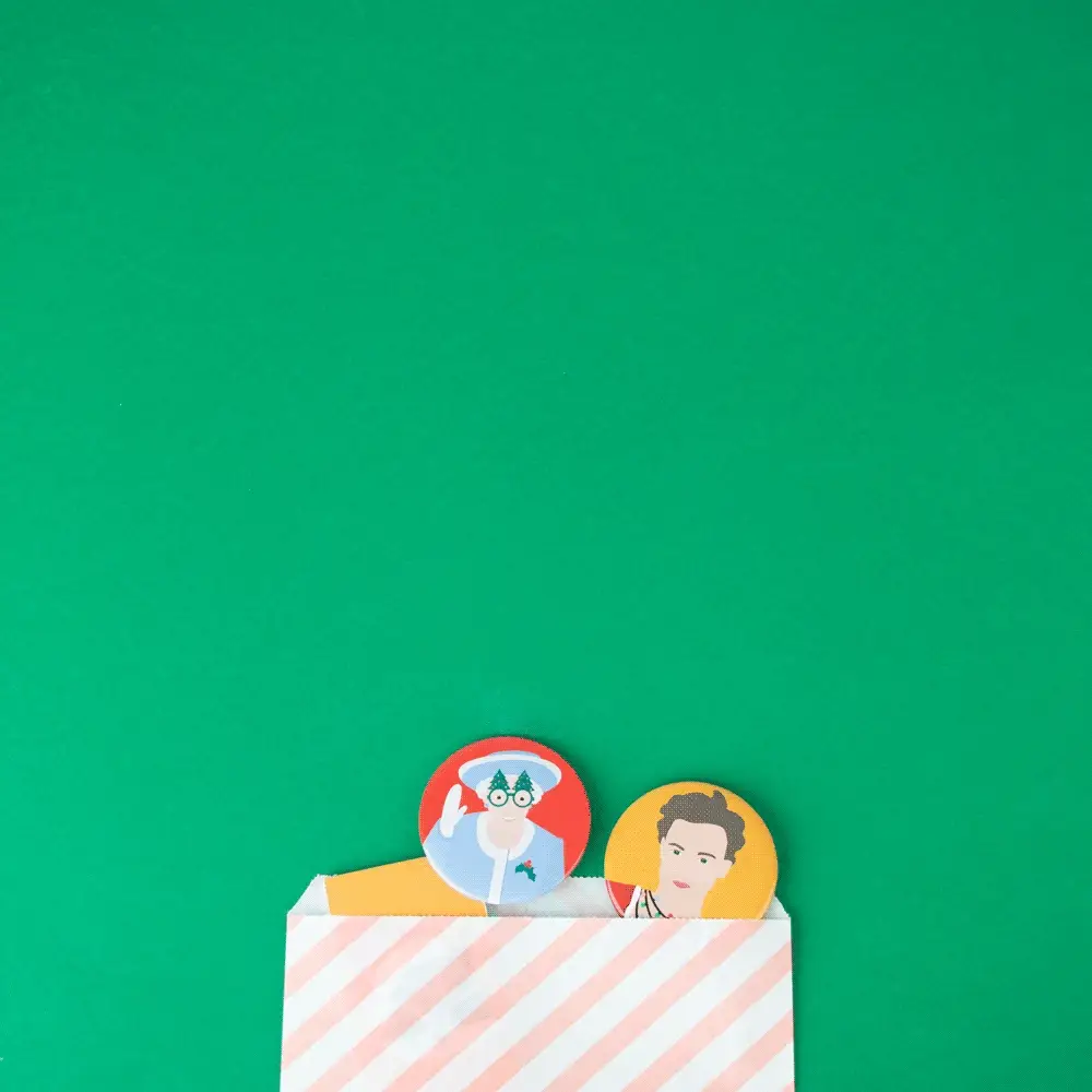 Noël - 1 badge royal star de Noël – Image 3