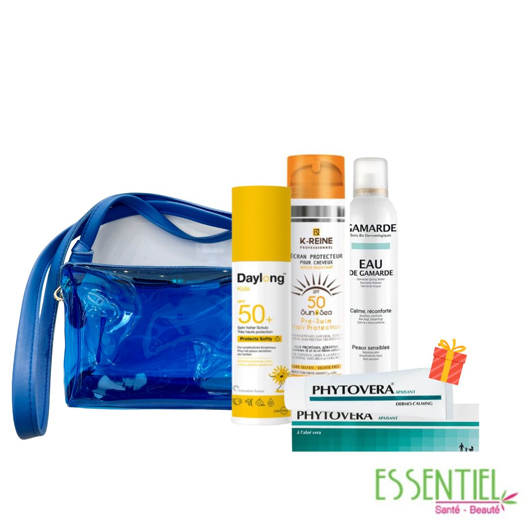Pack 4en1 « Daylong kids+ K-reine cheuveux+Gamarde eau thermale+ »Phytovera 50ml gratuit »