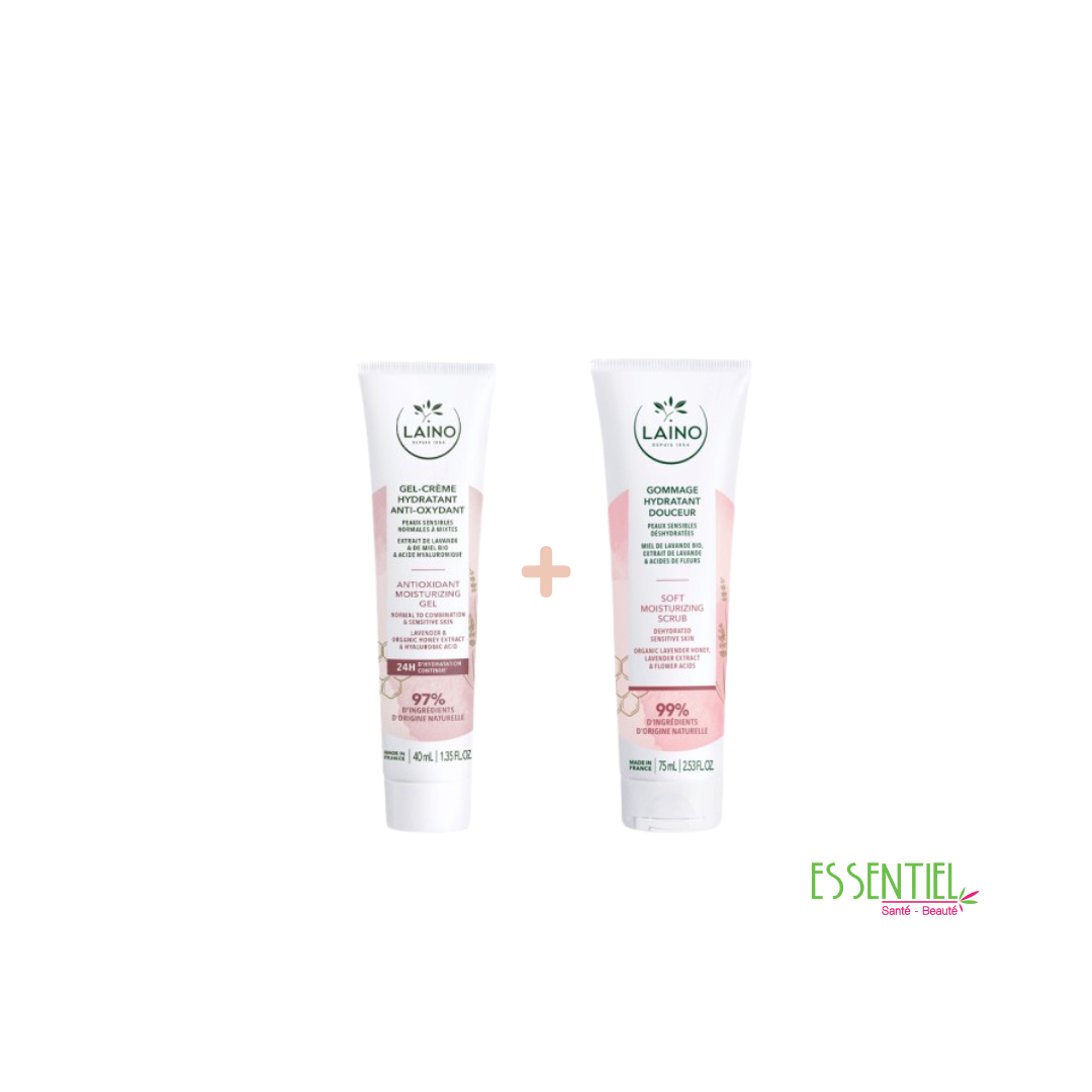 Laino pack crème nourrissante 40ml + gommage 75ml