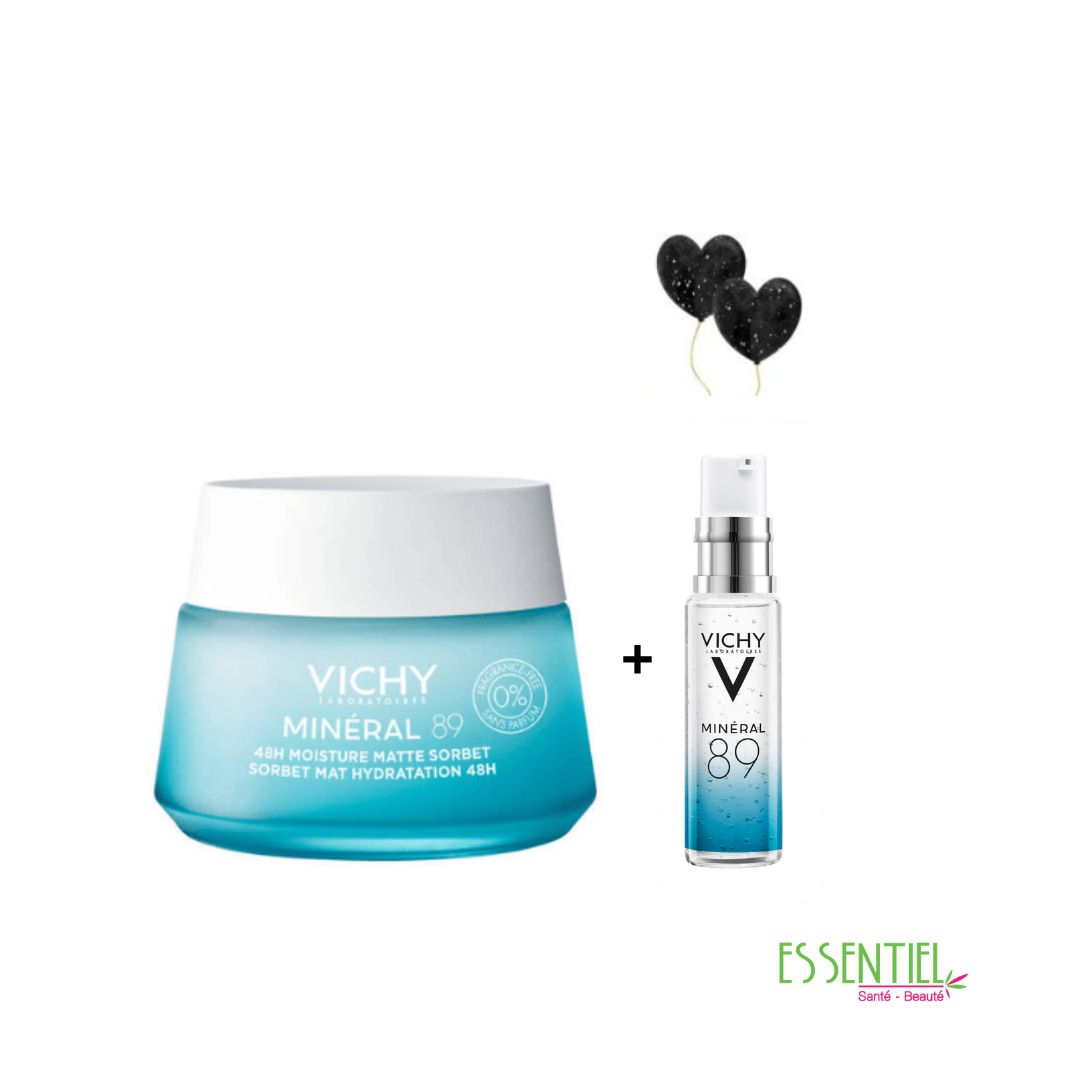 VICHY MINERAL 89 SORBET MAT HYDRATATION +serum Booste 10 ml offert