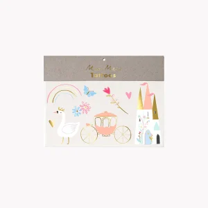 Tatouage ephemere : 2 planches princesse