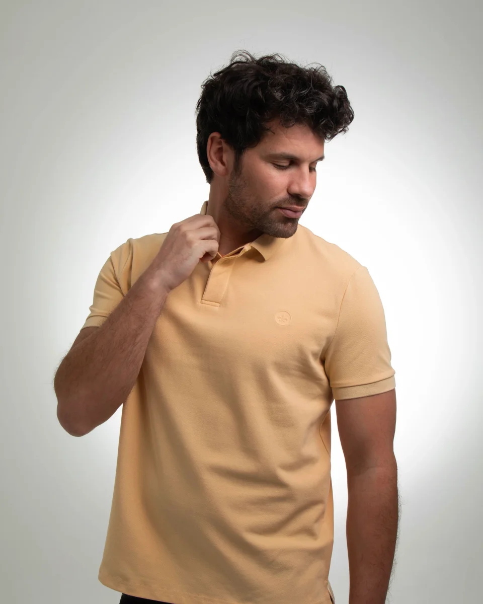 Polo Coton Piqué Sable – Image 2