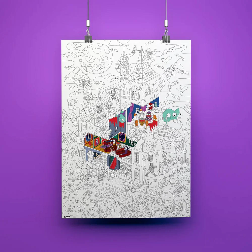 Halloween - Poster géant + stickers – Image 2