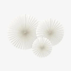 Rosaces décoratives blanches