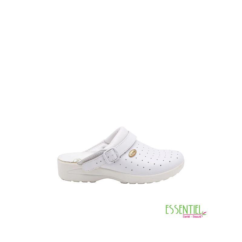 scholl clog racy blanc