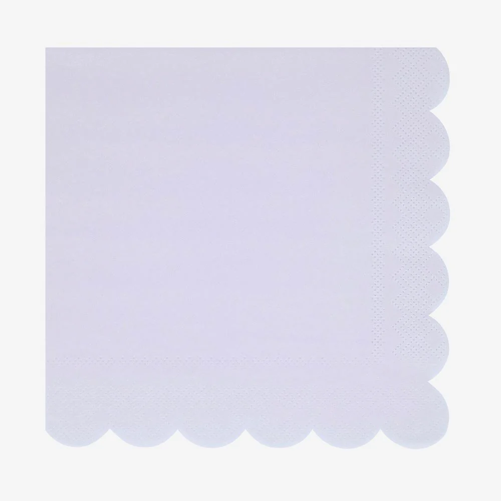 Serviettes en papier : 16 serviettes mauves – Image 3