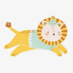 Serviettes en papier : 20 serviettes lion