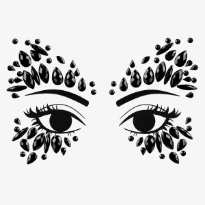 Halloween - Stickers autocollants visage chat noir