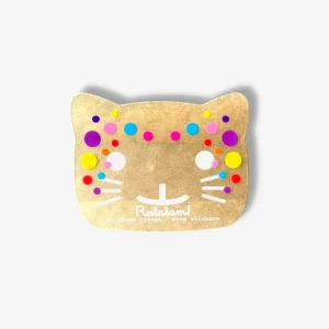 Stickers de visage pois colorés