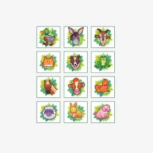 Tatouage ephemere : 12 tatouages ferme