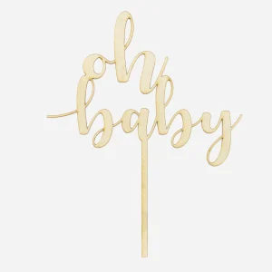 1 topper en bois Oh Baby