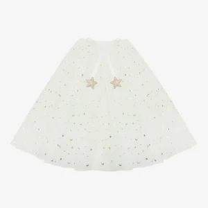 Tutu long blanc à paillettes