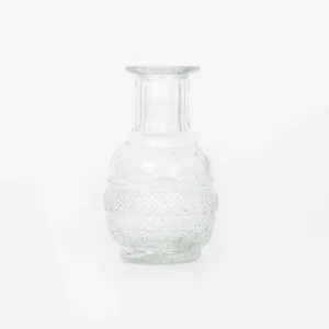 Vase gravure ancienne en verre