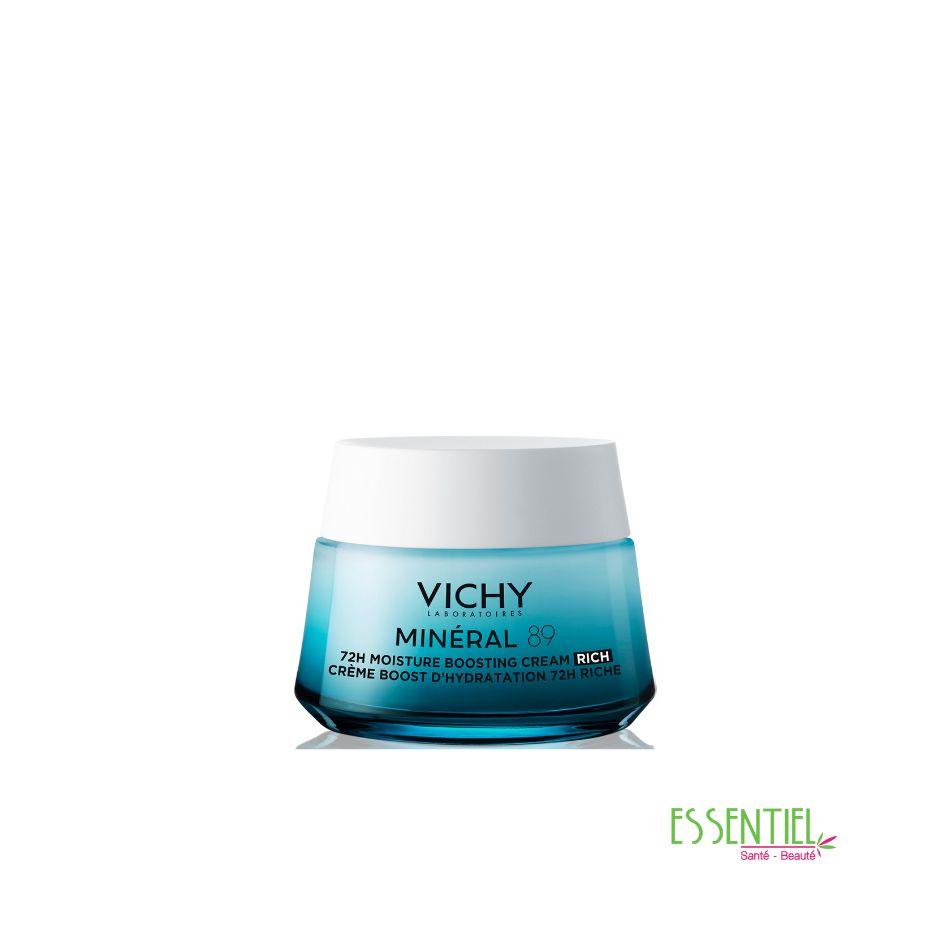 VICHY MINERAL 89 CRÈME BOOST D’HYDRATATION 72H RICHE